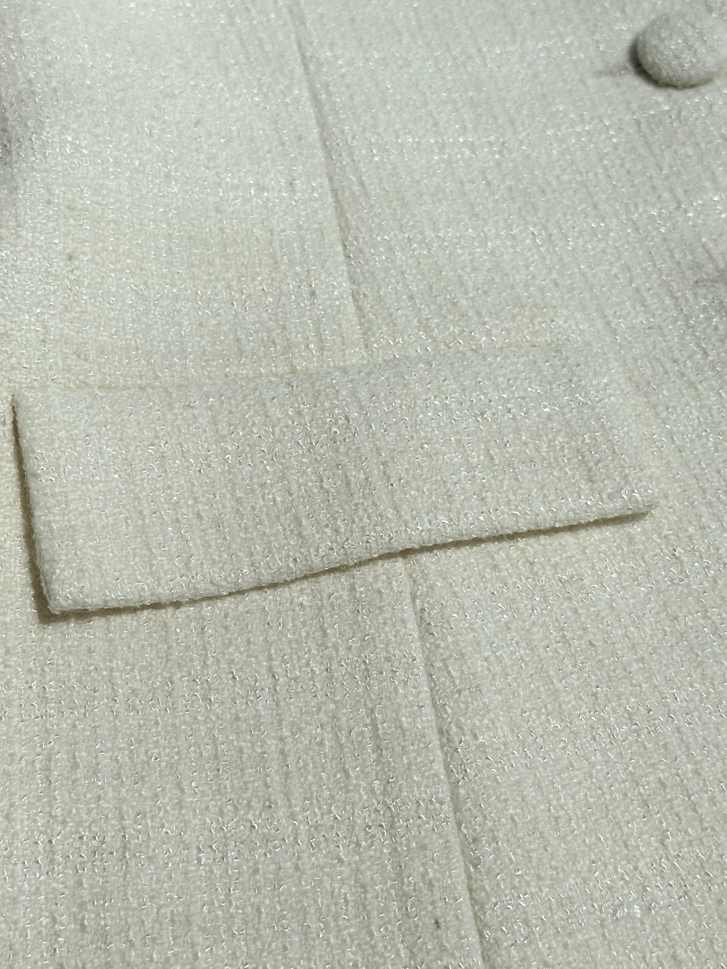 Hourglass Tailored Tweed Jacket (IVORY) - ELCY ISLAND