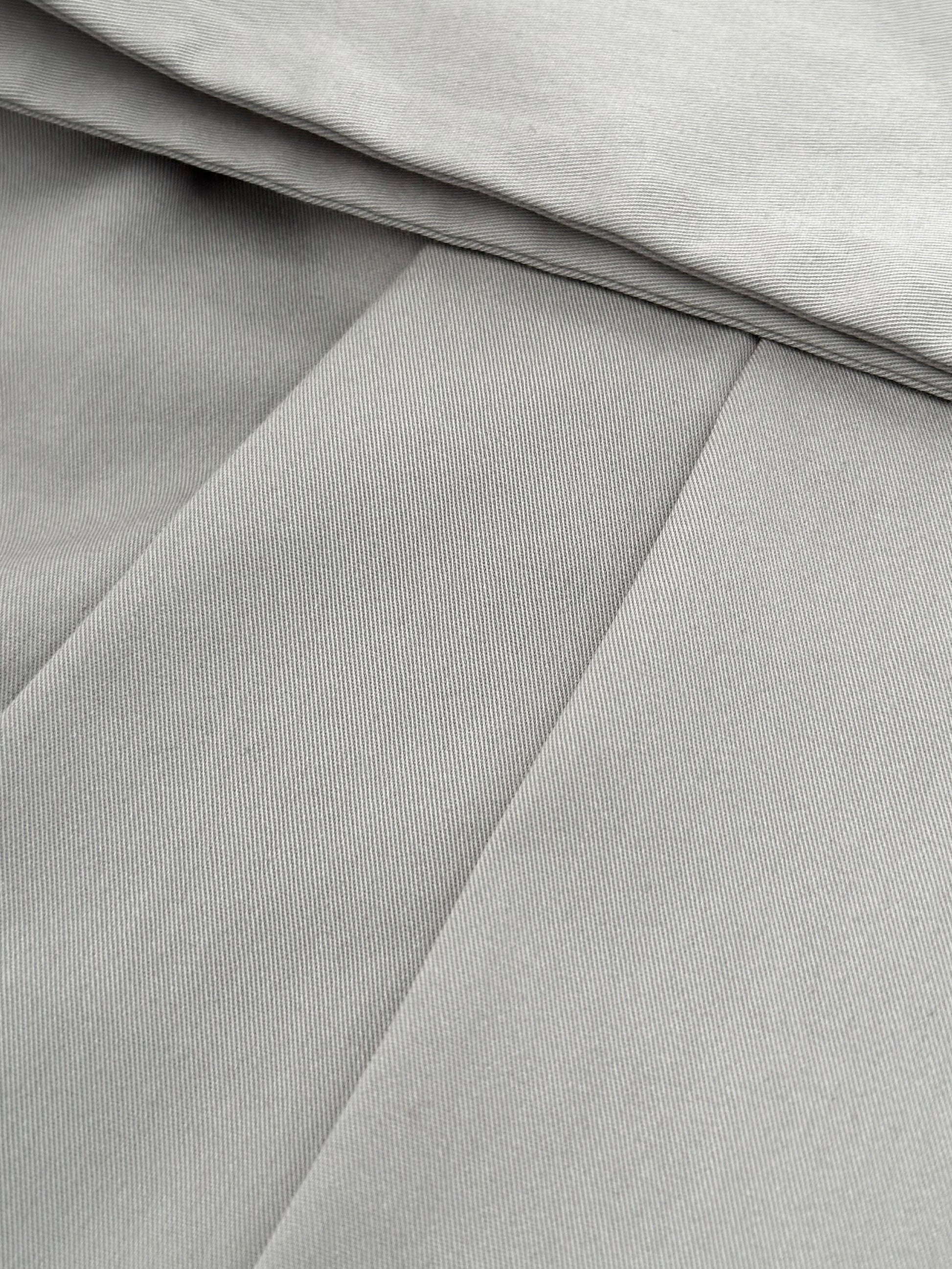 Back Belt Point A-line Skirt (GREY) - ELCY ISLAND