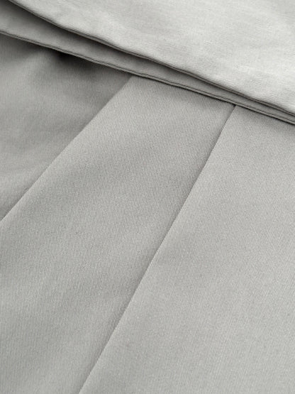 Back Belt Point A-line Skirt (GREY) - ELCY ISLAND