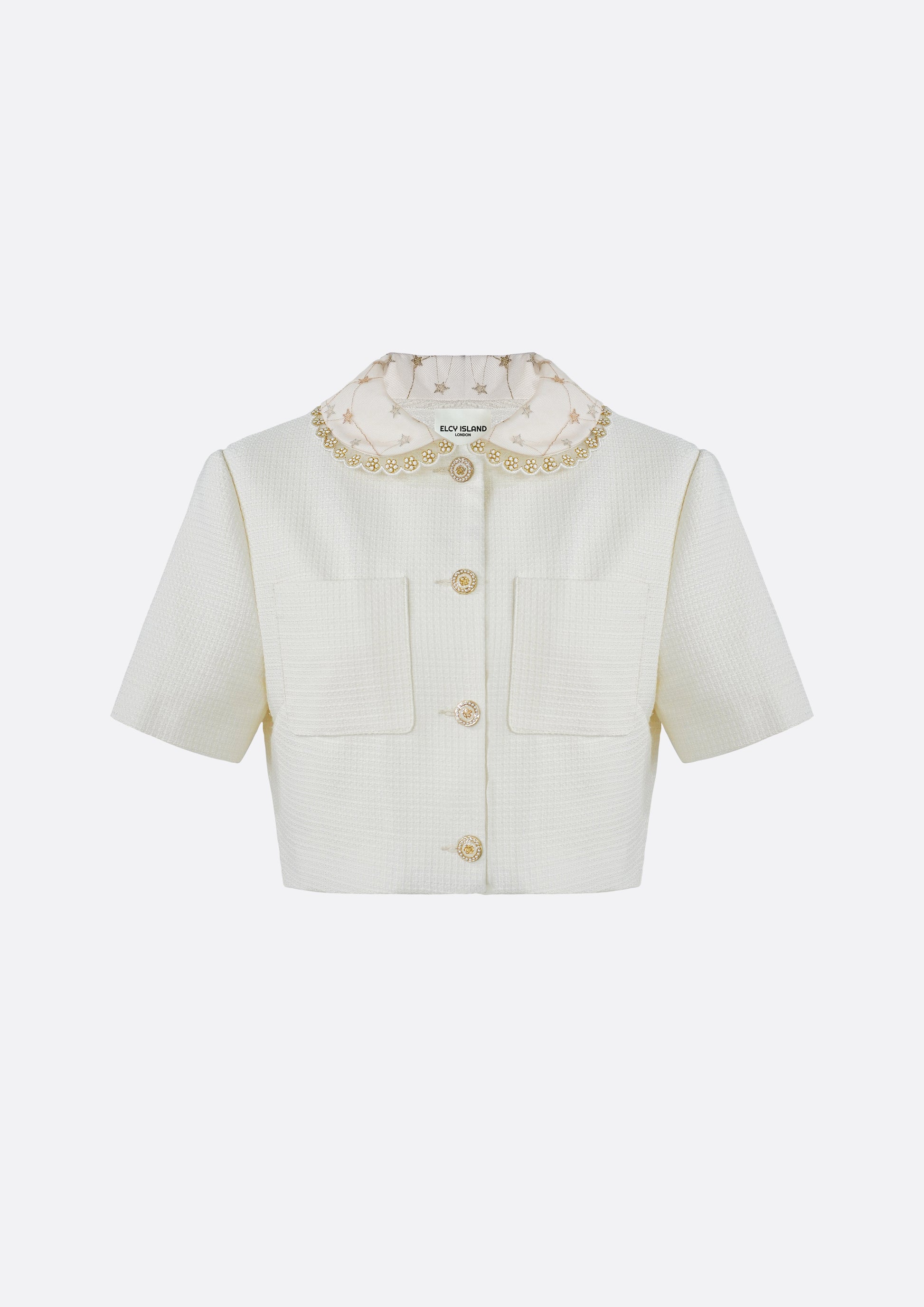 Tweet Jacket Beige - ELCY ISLAND