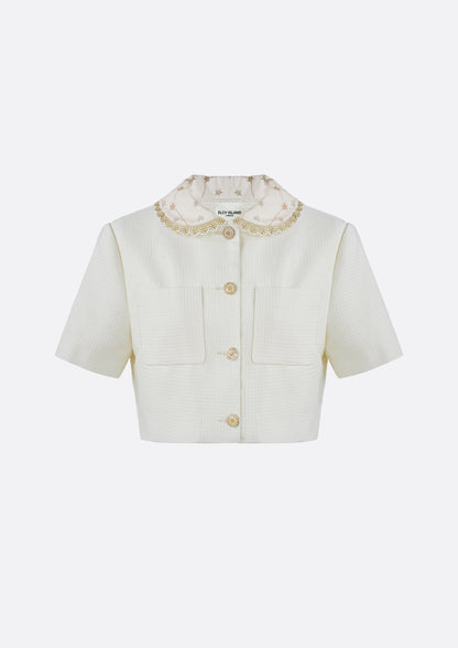 Tweet Jacket Beige - ELCY ISLAND