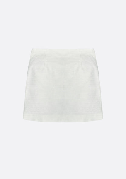Starry Tweed Mini Skirt (IVORY) - ELCY ISLAND